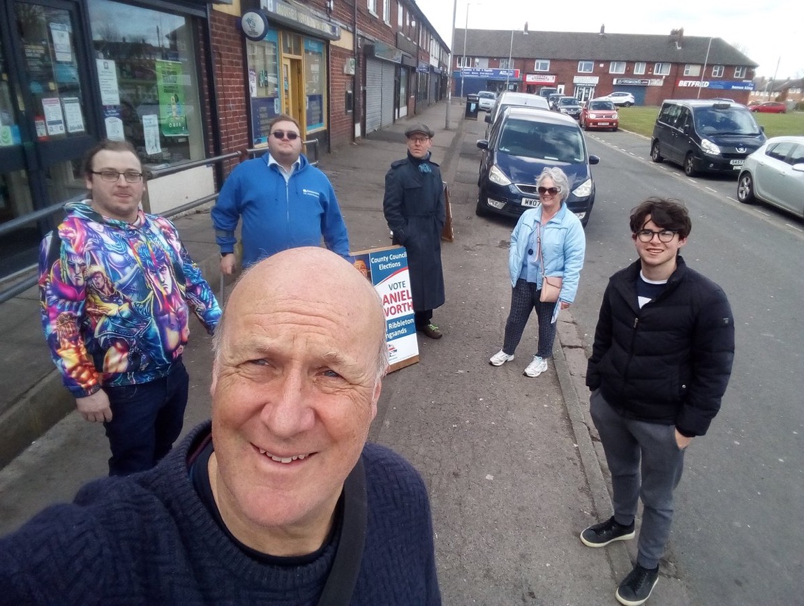 Team Campaigning For Daniel Duckworth - Candidate Preston East 