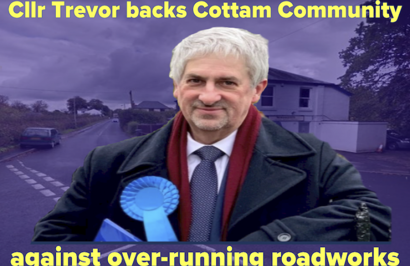 Cllr Trevor backing Cottam