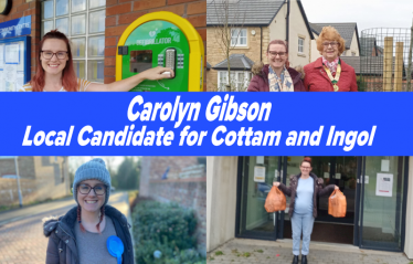 Carolyn Gibson for Ingol and Cottam